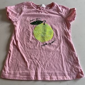H&M girls T-shirt with sequins